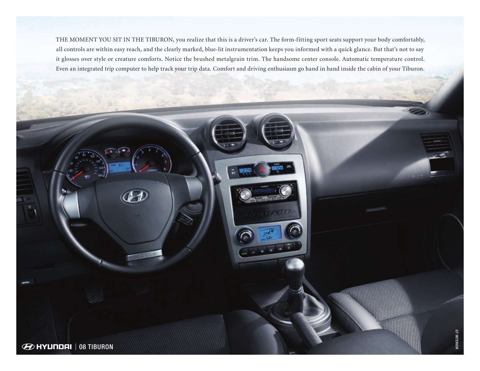 2008 Hyundai Tiburon Brochure Page 9